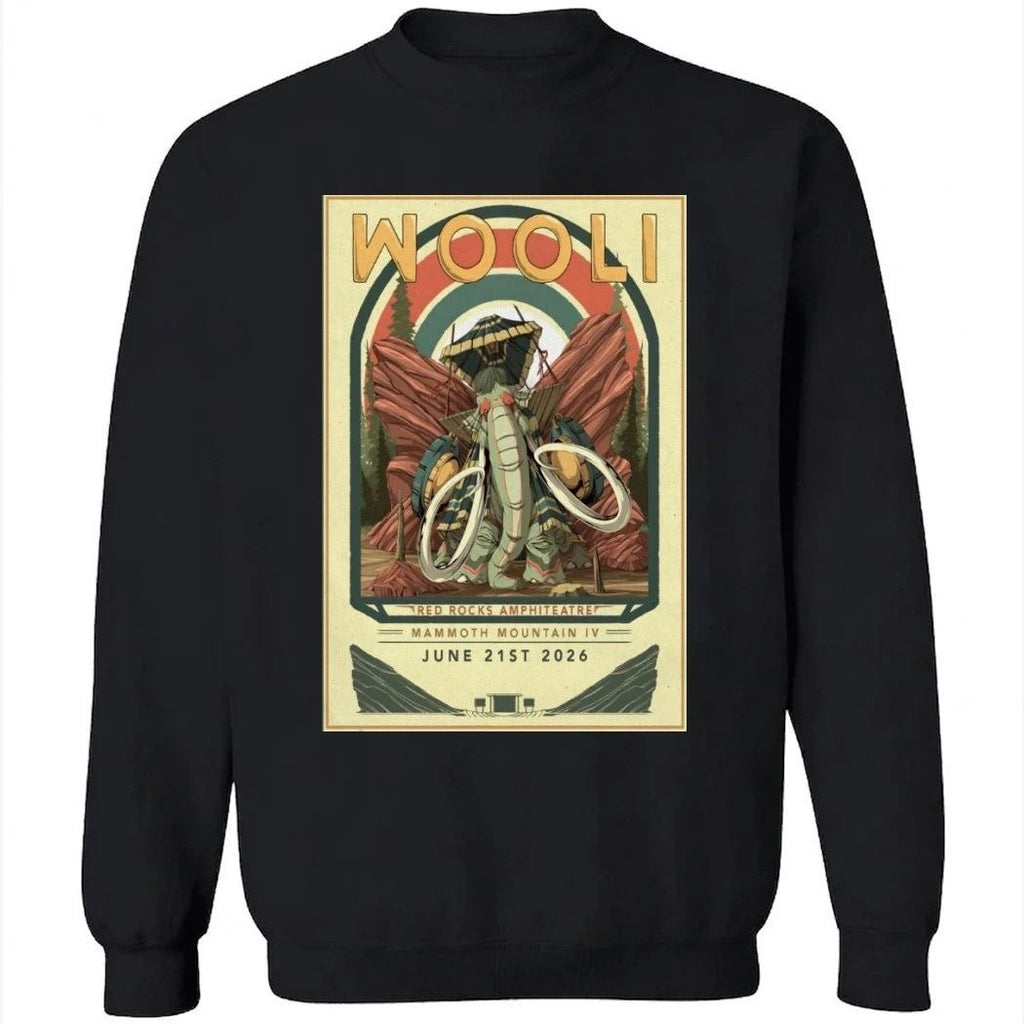 Wooli 6-21-2026 Red Rocks In Morrison CO Poster Shirt