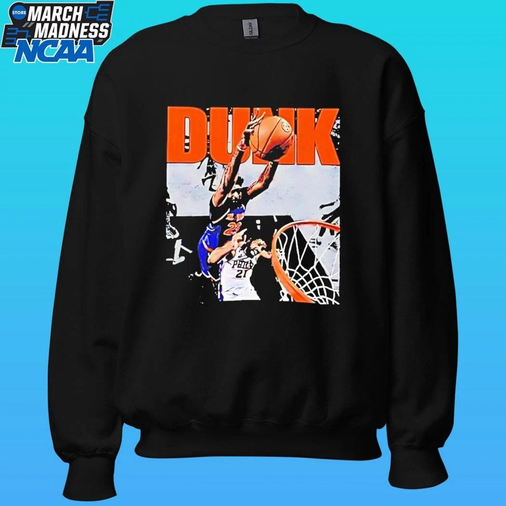 Mitchell Robinson Dunk Joel Embiid Photo Shirt