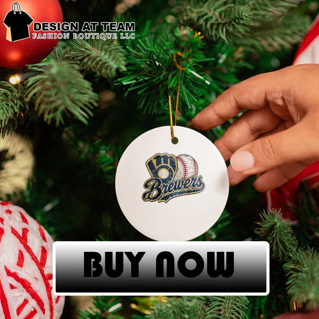 Milwaukee Brewers Vintage Baseball Glove Graphic shirt