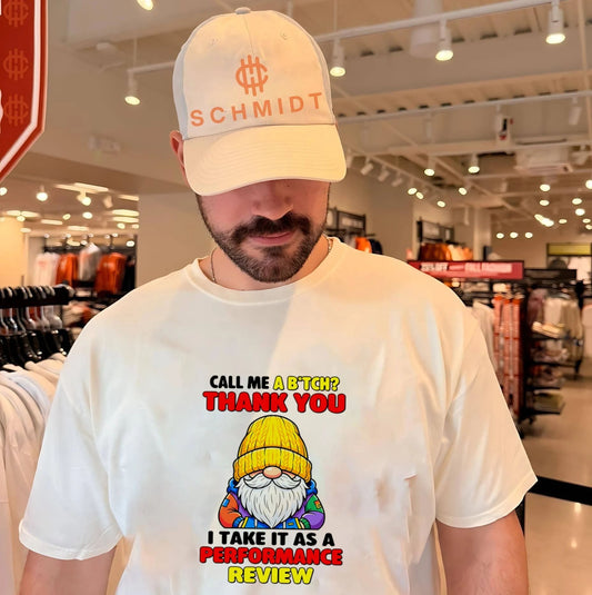 Call me a bitch thank you I take it as a performance review funny shirt