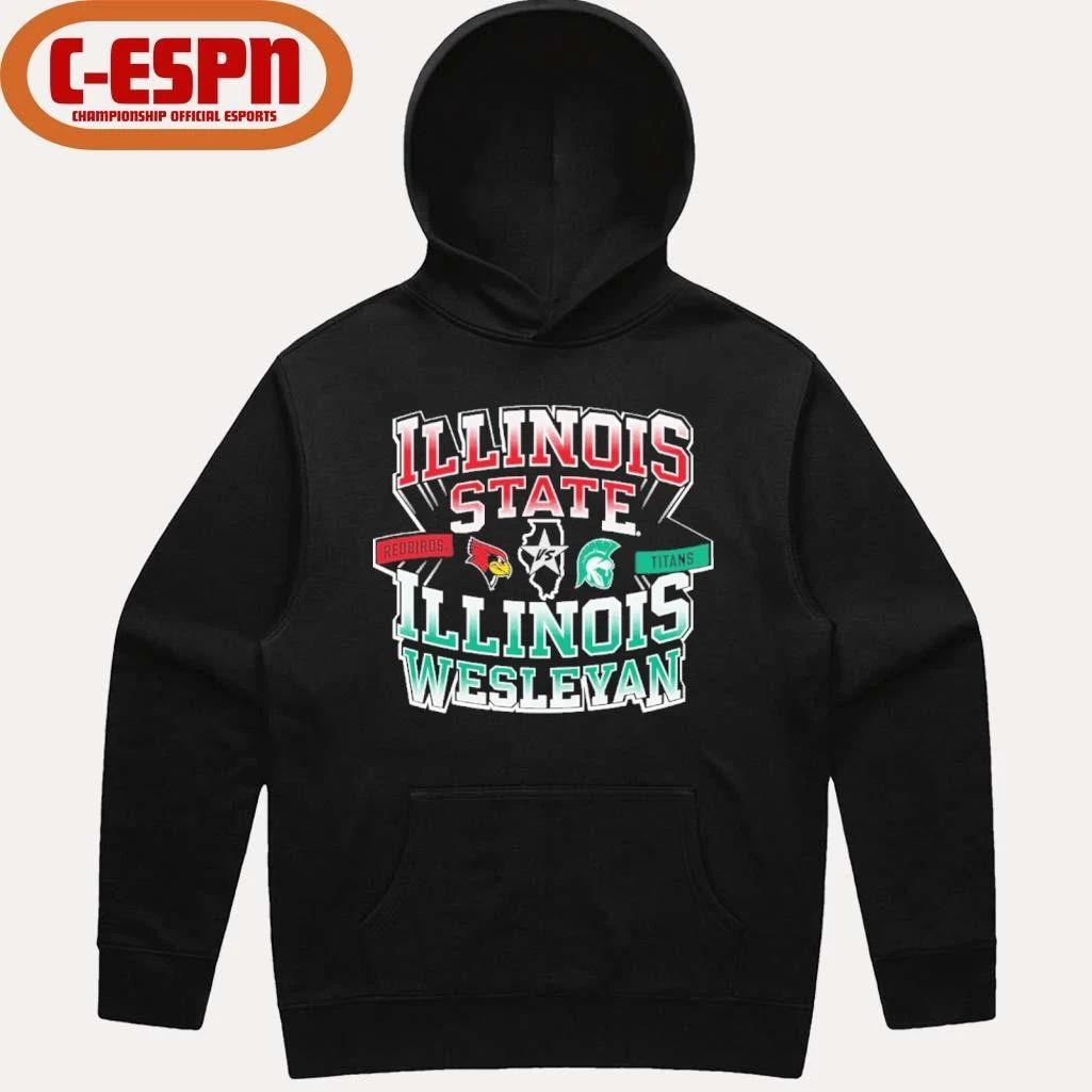 Illinois Wesleyan Redbirds vs Illinois Wesleyan Titans Basketball Shirt