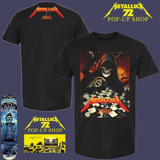Metallica M72 Frankfurt Pop-Up Shop 2026 Art By Vance Kelly T-Shirt