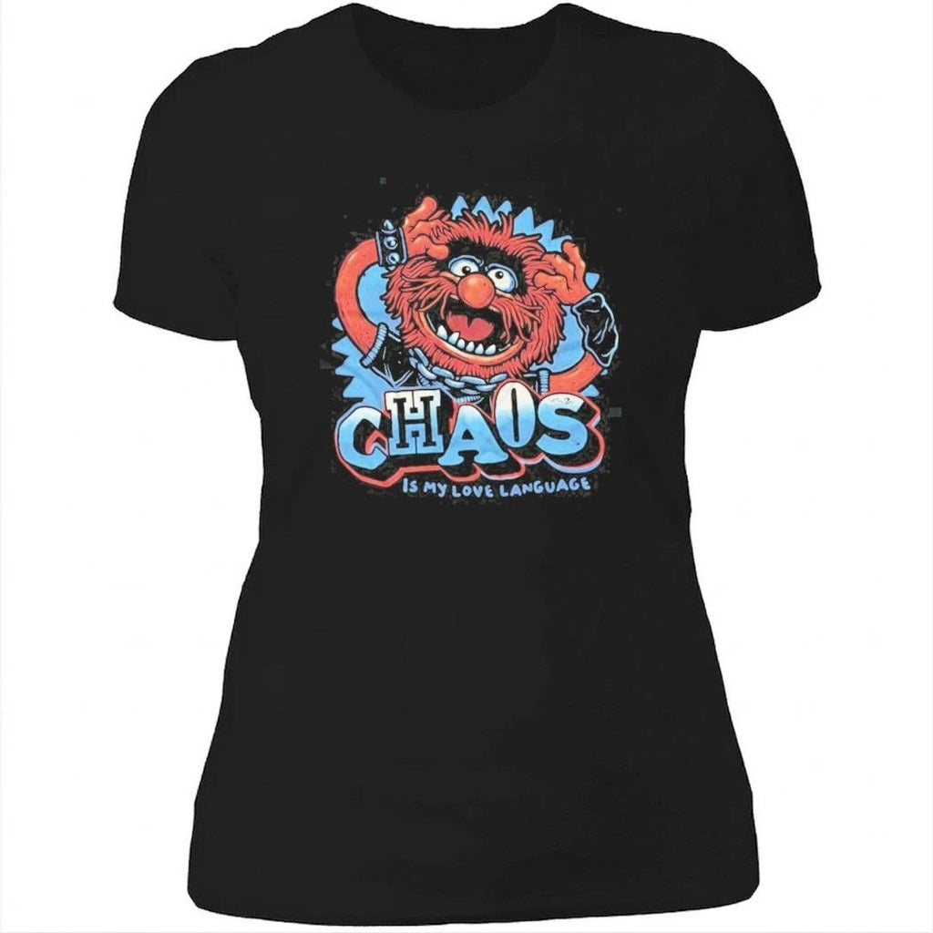 Chaos Is My Love Language Muppets Animal Drummer Funny Shirt