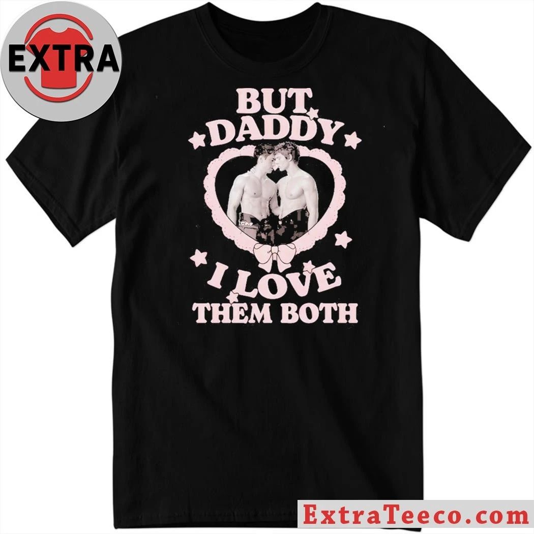 Heated Rivalry Hockey But Daddy I Love Them Both T-Shirt