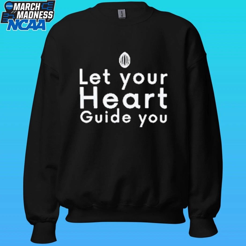 Let Your Heart Guide You Maya Moon Eco Raglan Shirt