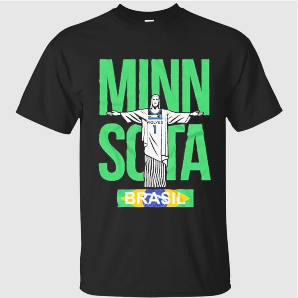 Timberwolves Minnesota Brazil Fan Crossover Shirt