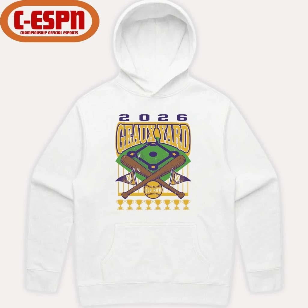 LSU Tigers 2026 Geaux Yard Baseball Shirt