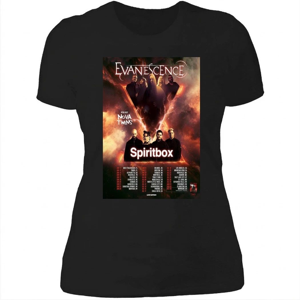 Evanescence Summer Tour 2026 Poster Shirt