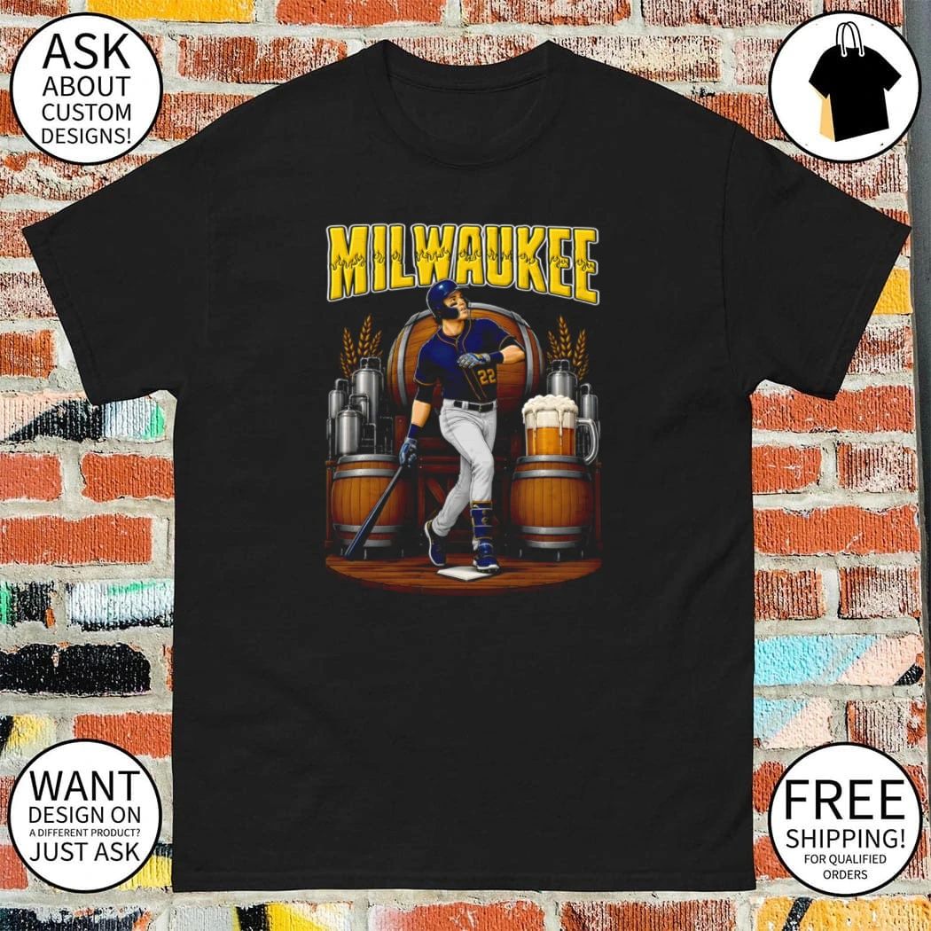 Christian Yelich Milwaukee baseball player graphic shirt