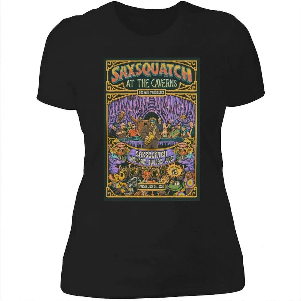 Saxsquatch Concert Tour in Pelham 07-24-2026 Poster Shirt