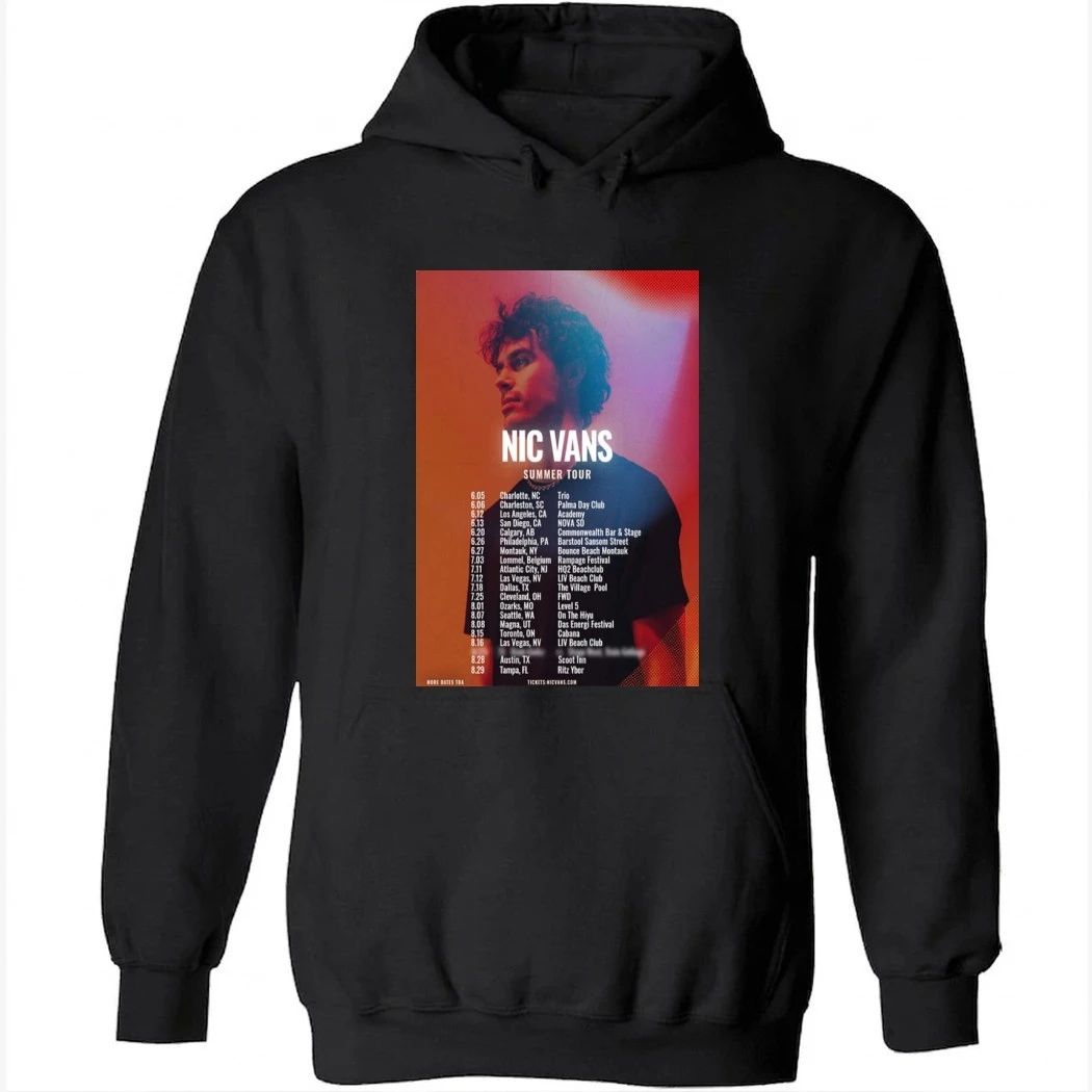 Nic Vans Tour 2026 Poster New Shirt