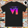 Flower in a Hurricane VI Tropical Synthwave shirt