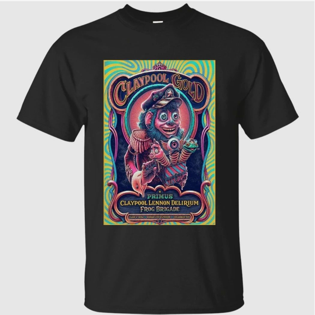 Primus Columbus Tour On June 6 2026 Poster Shirt