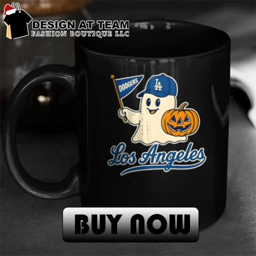 LA Dodgers Halloween Ghost Baseball Pumpkin shirt