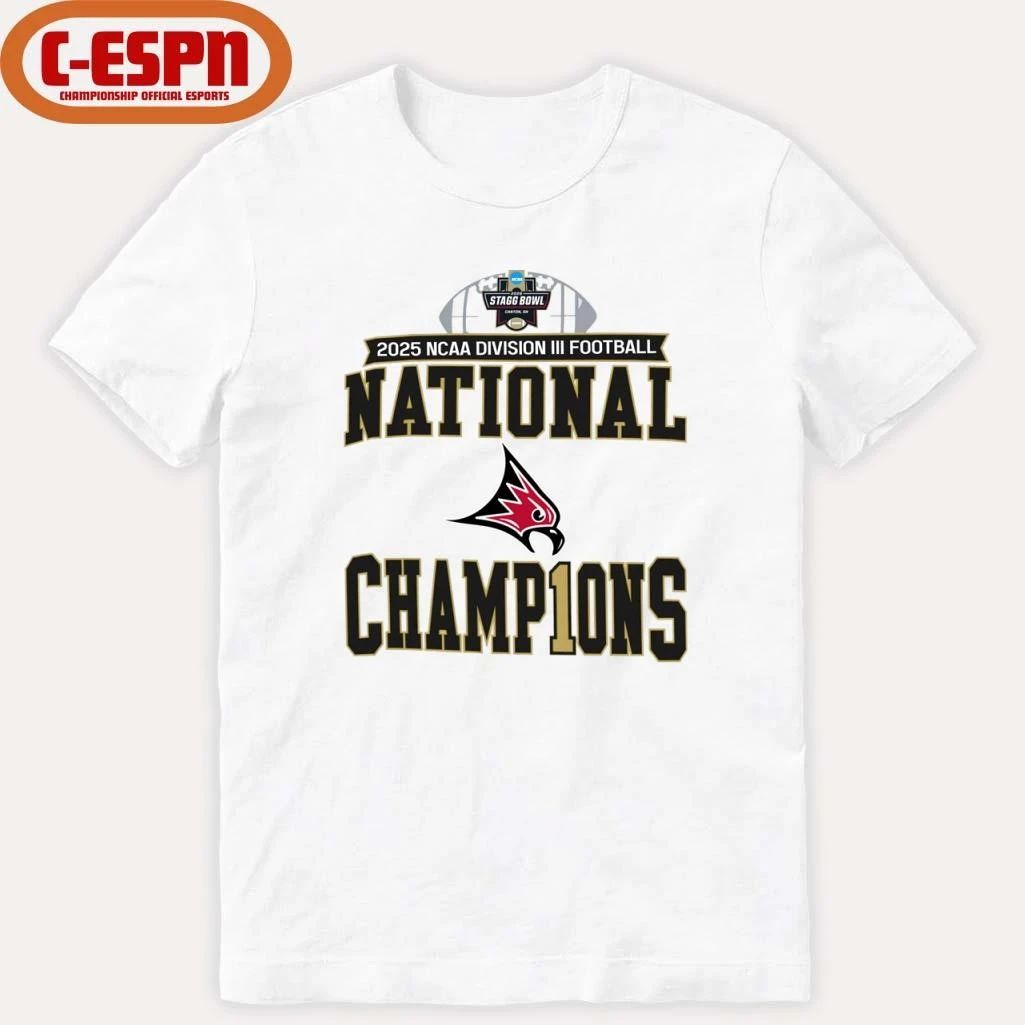 UW-River Falls 2025 NCAA DIII Football National Champions T-Shirt