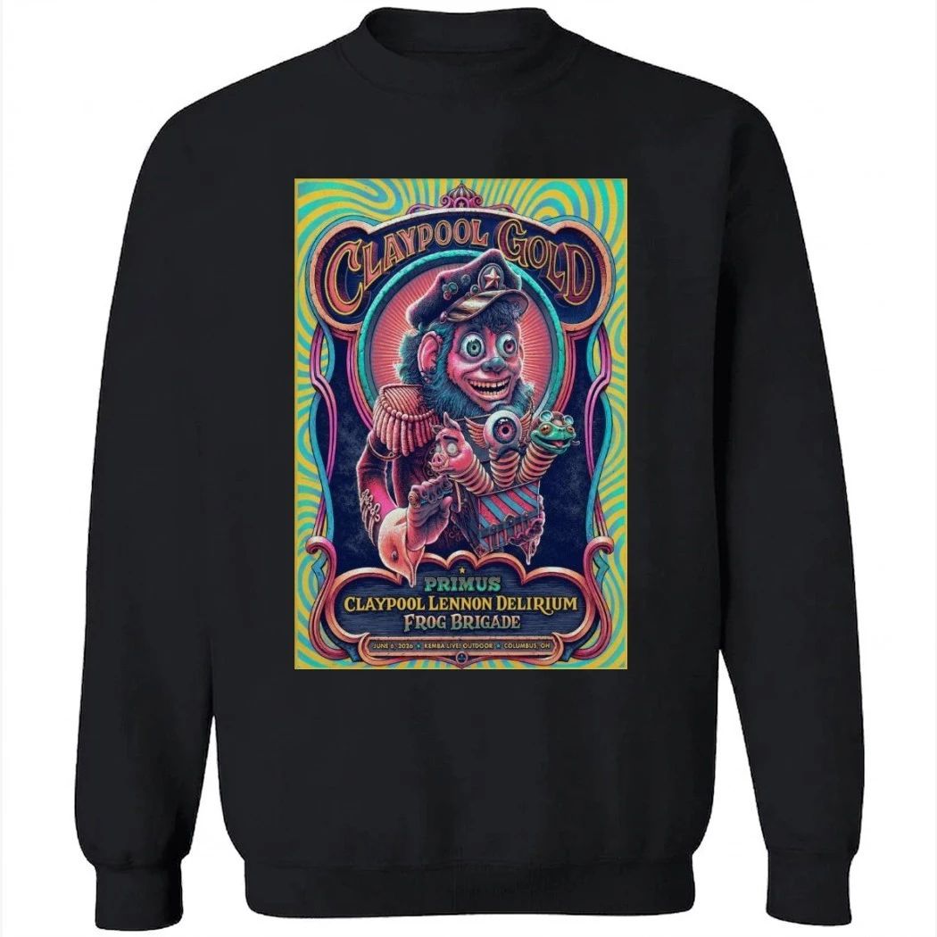 Primus Columbus Tour On June 6 2026 Poster Shirt
