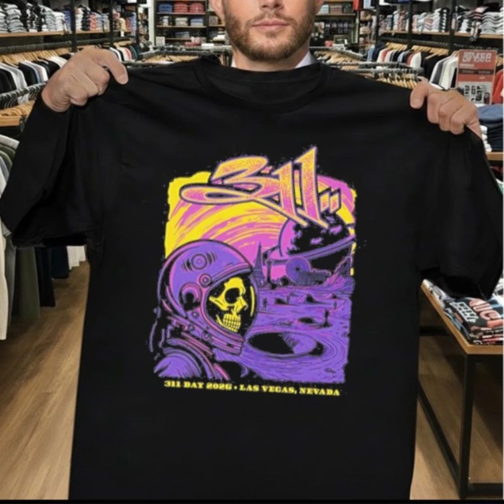 311 Astronaut Skull T-Shirt
