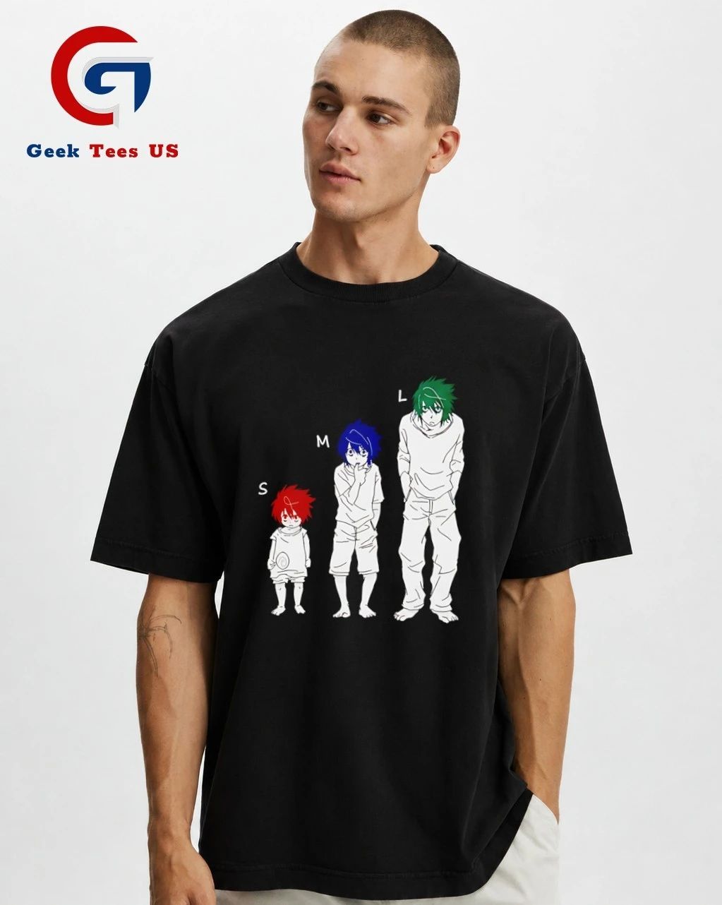 Anime Death Note L Evolution S M L Size shirt