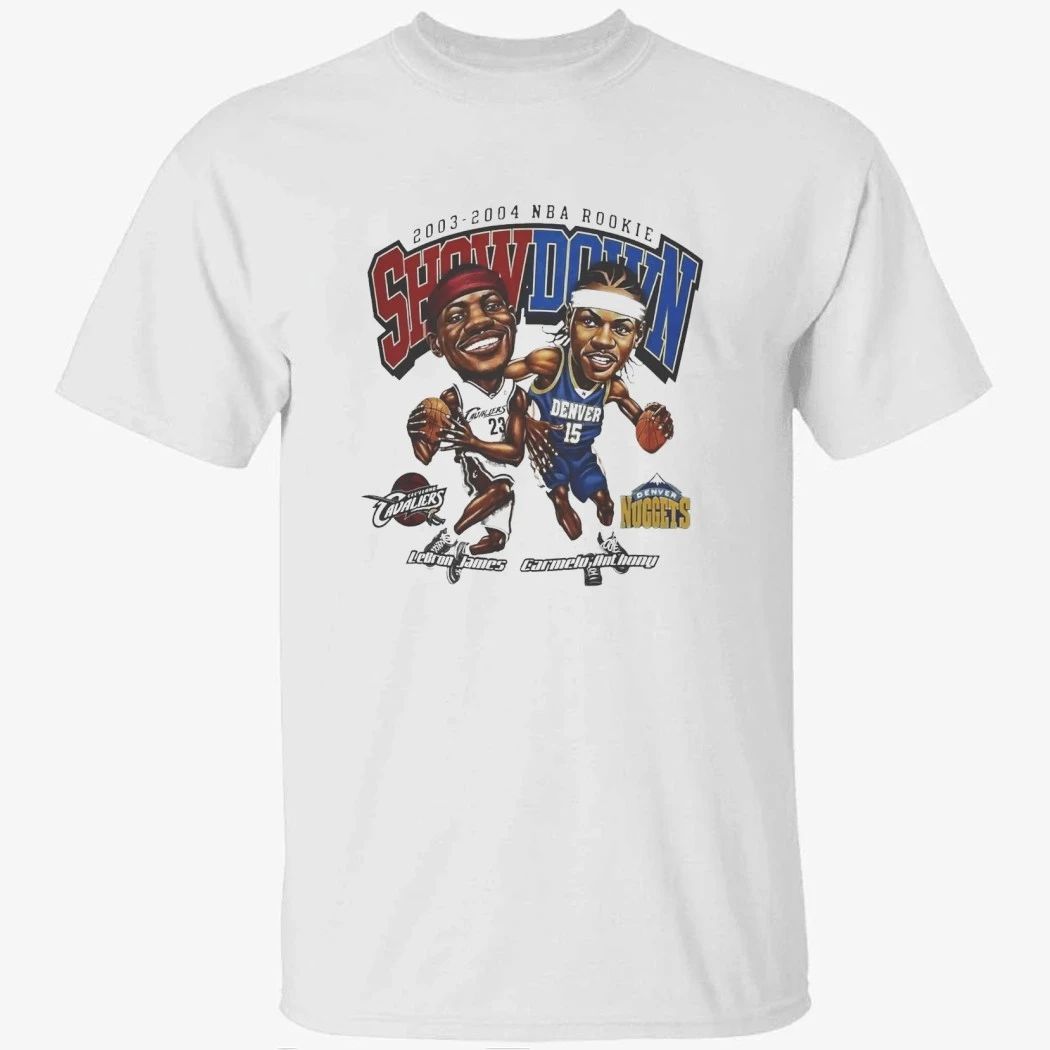LeBron James Carmelo Anthony Rookie Showdown Shirt