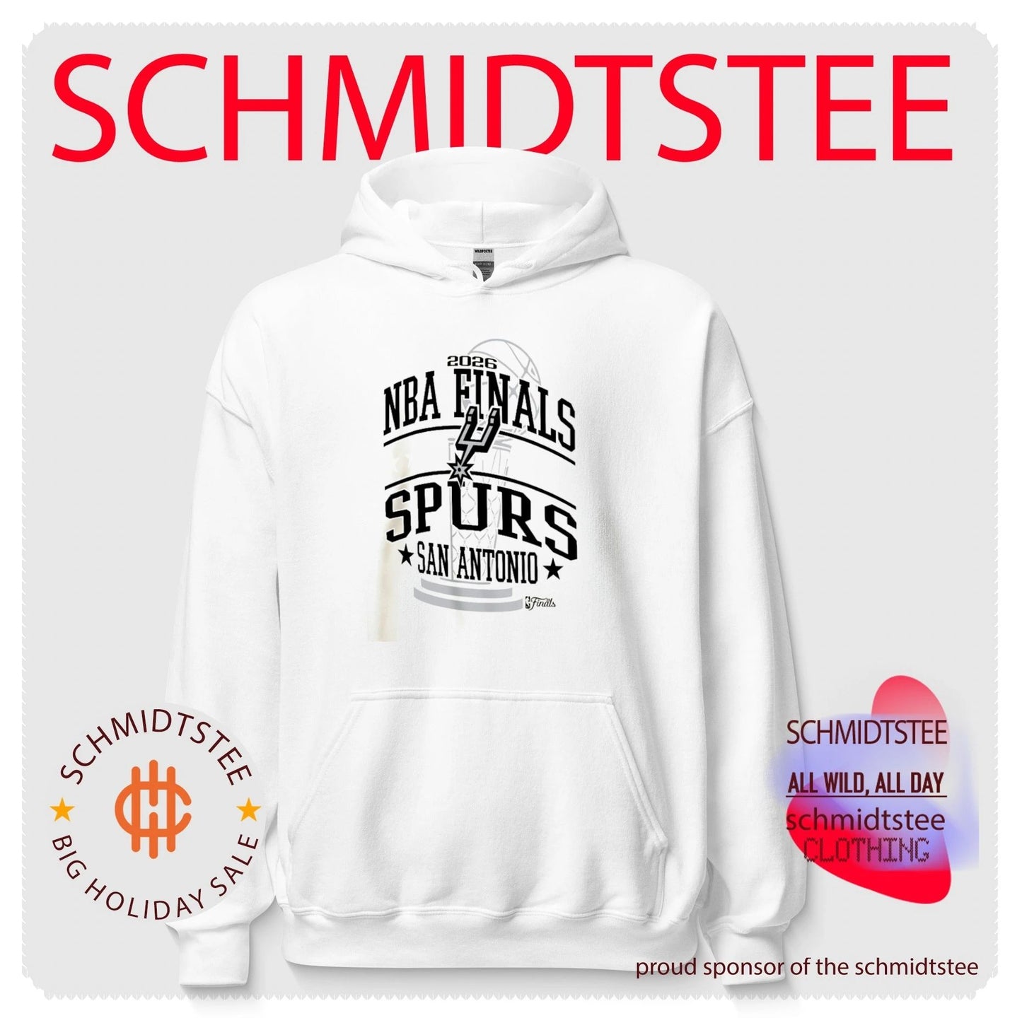 San Antonio Spurs 2026 NBA Finals Star Arch shirt
