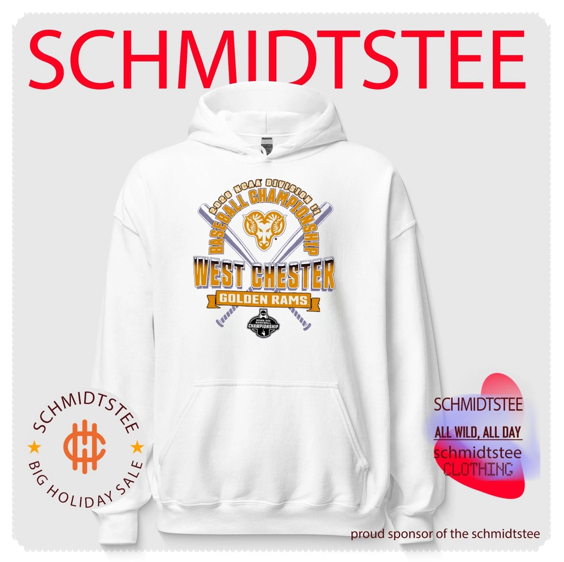 West Chester Golden Rams 2026 Division II Baseball Championship shirt