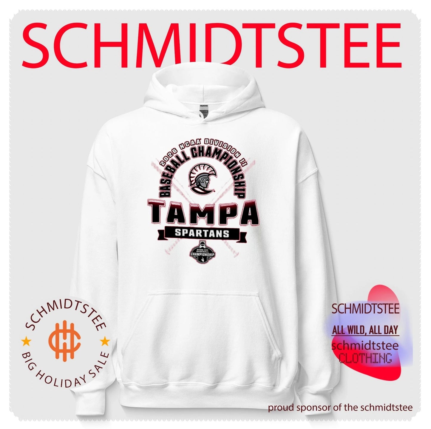 Tampa Spartans 2026 NCAA Division II Baseball Championship shirt