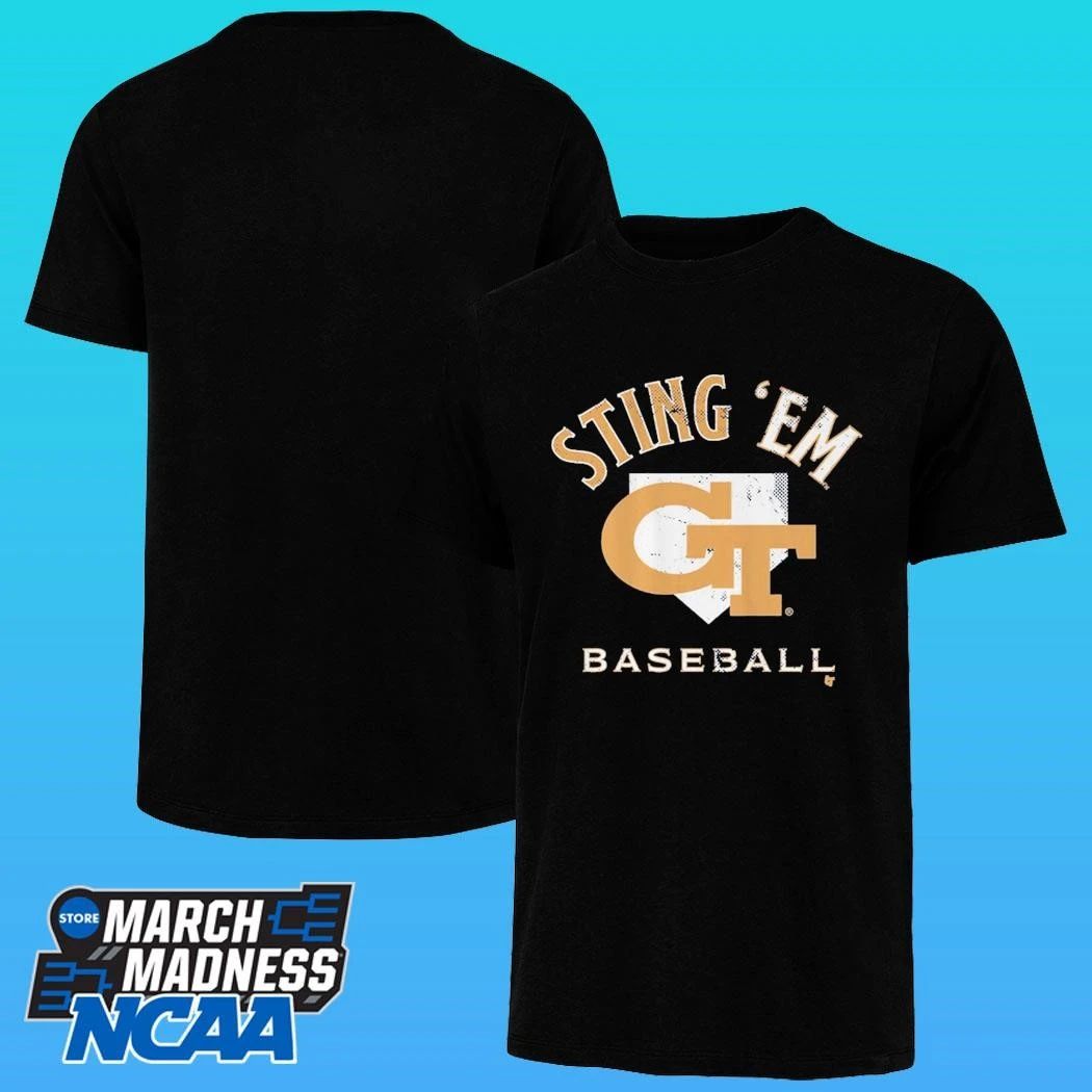 Georgia Sting Em Tech Baseball Home Plate Shirt