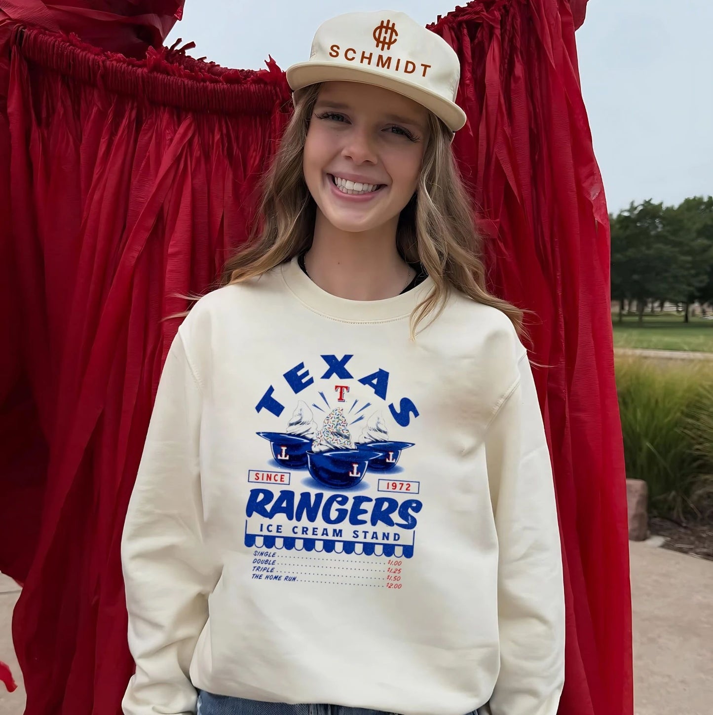 Texas Rangers Ice Cream Stand shirt