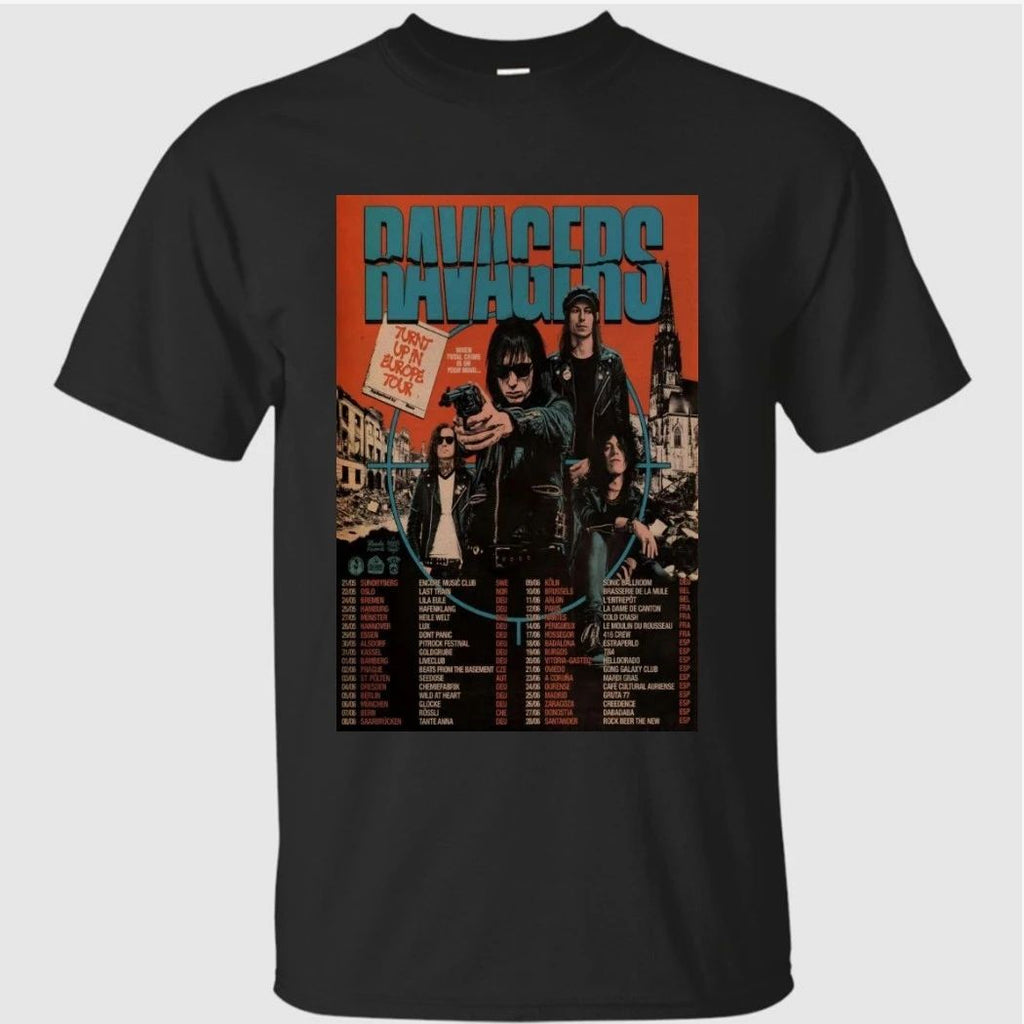 RAVAGERS Turnt Up In Europe Tour 2026 Poster Shirt