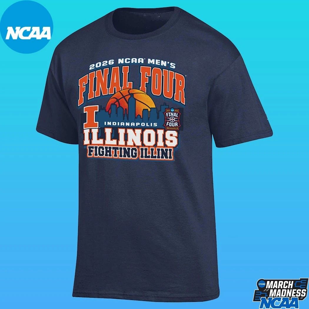 Champion Illinois Fighting Illini 2026 NCAA Final Four Bound Shirt
