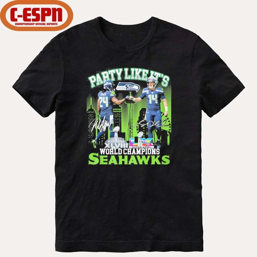 Seattle Seahawks Party Like It’s World Champions Shirt