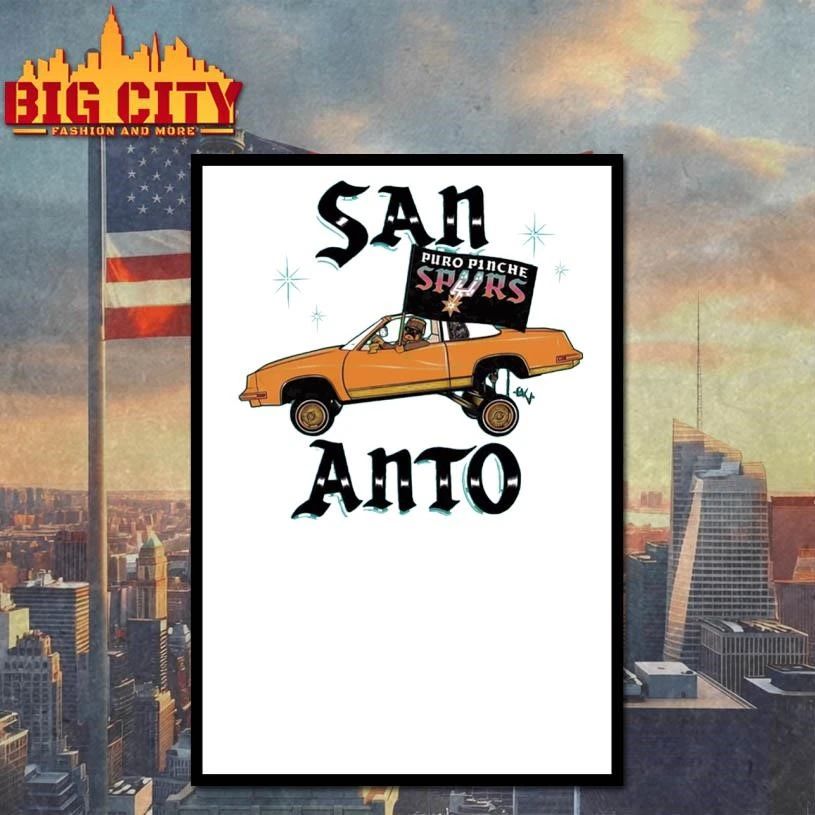 San Antonio Spurs Game 7 NBA Playoffs 2026 Puro Pinche Spurs Shirt