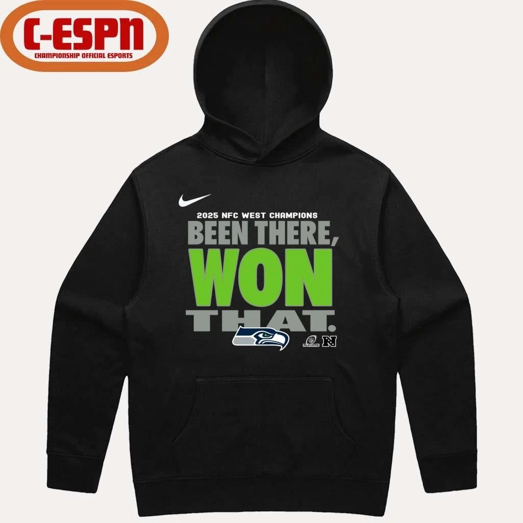 Seattle Seahawks 2025 NFC West Division Champions Been There Won That T-shirt