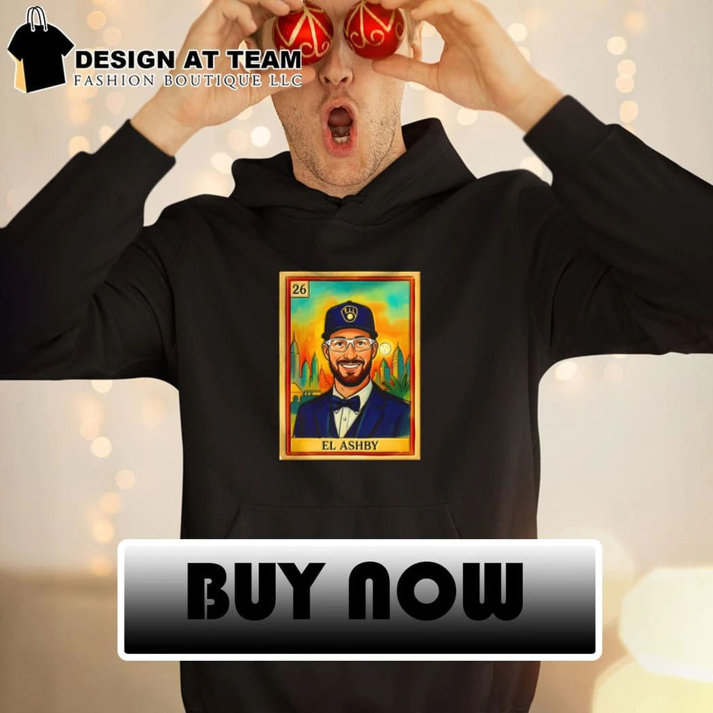 Aaron Ashby El Ashby Loteria Card Brewers Baseball shirt