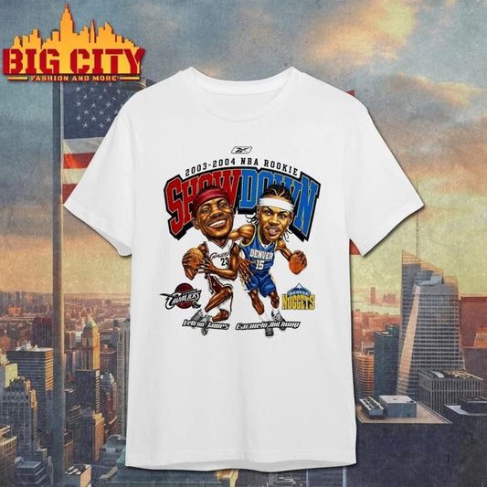 LeBron James Carmelo Anthony 2003-2004 NBA ROOKIE SHOWDOWN Shirt