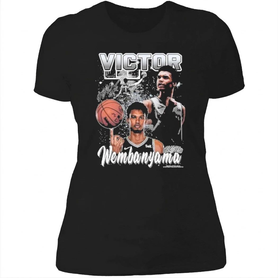 Exclusive Version San Antonio Spurs Wemby Alien Victor Graphic Shirt