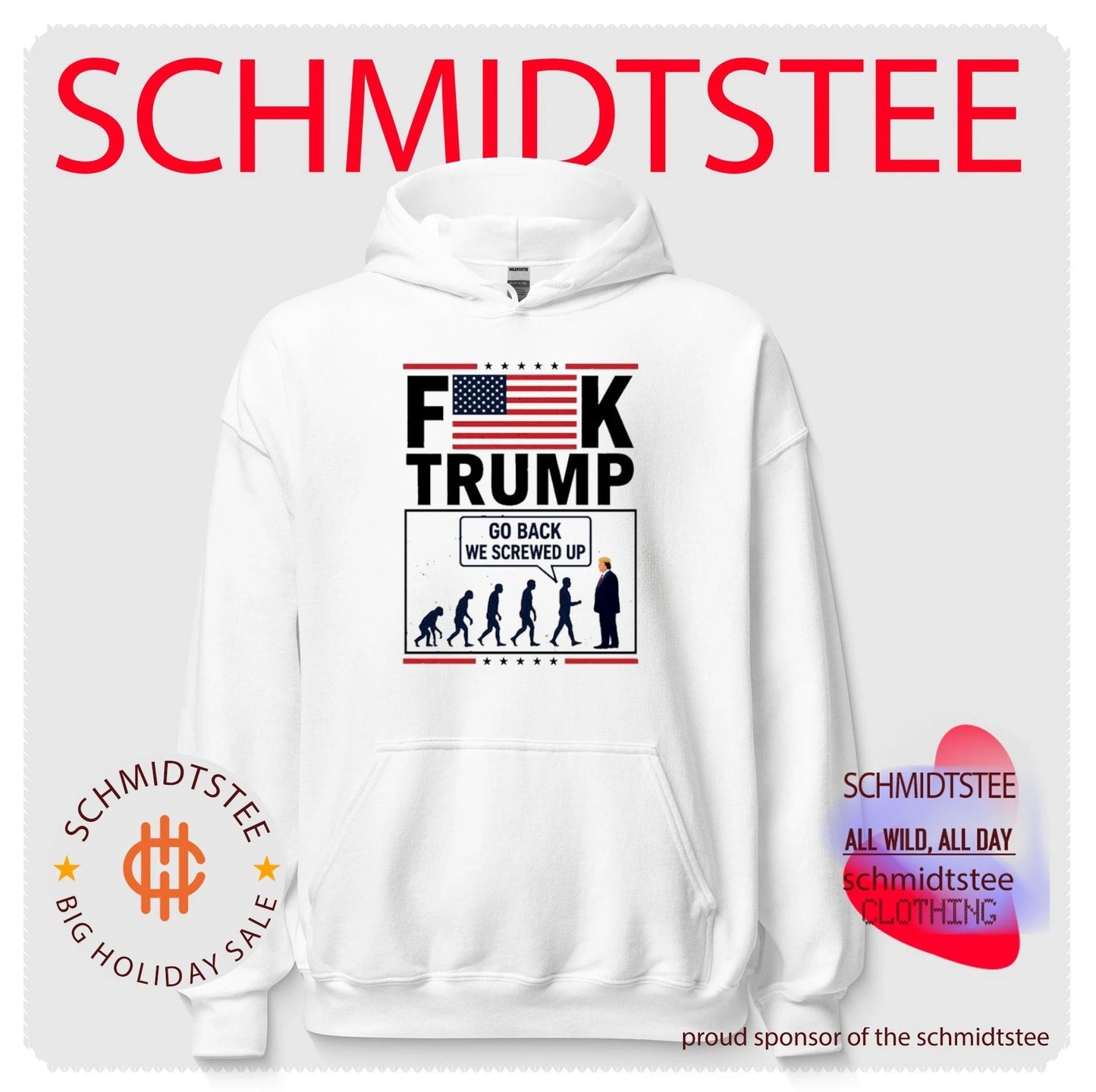 Stephen Colbert FK Trump Go Back We Screwed Up Shirt
