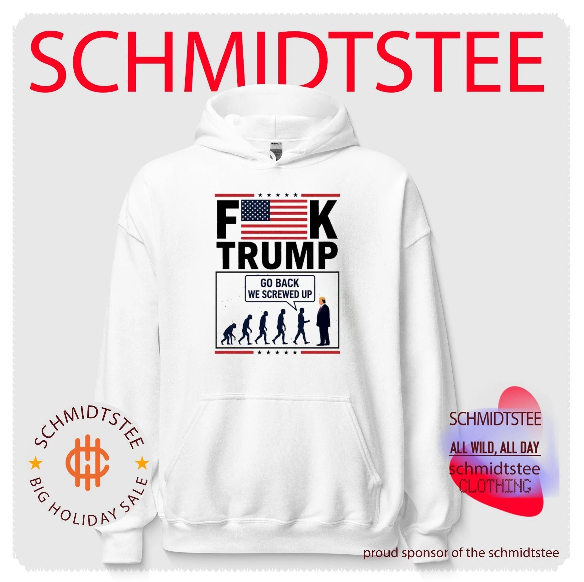 Stephen Colbert FK Trump Go Back We Screwed Up Shirt