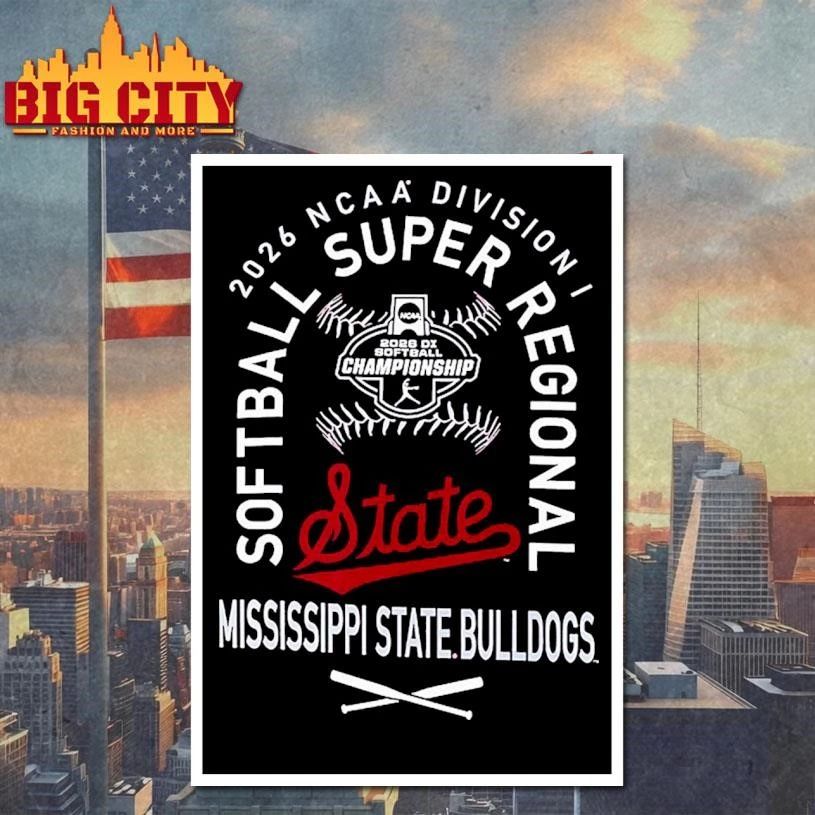 Mississippi State Bulldogs NCAA Division I NCAA Softball Super Regional 2026 shirt