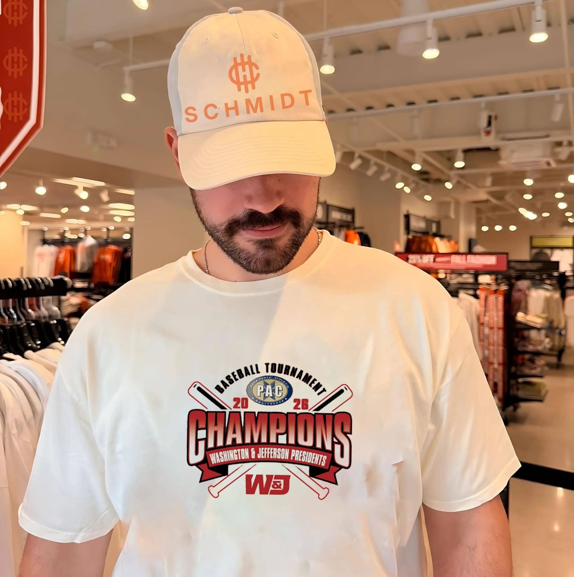 Washington & Jefferson Presidents 2026 Baseball PAC Conference Champions shirt