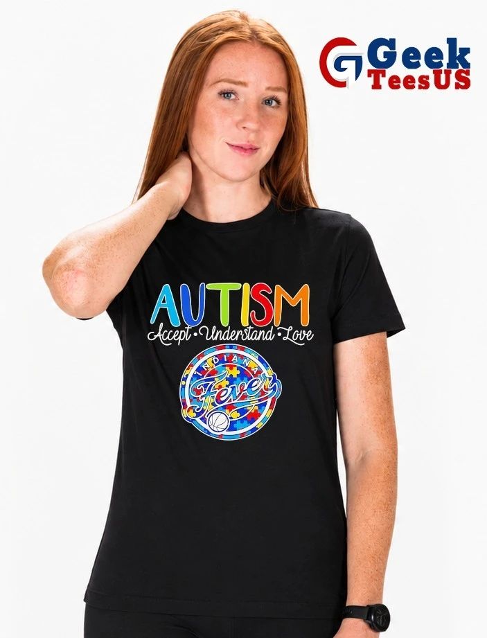 Indiana Fever Autism Awareness Accept Understand Love Basketball 2026 shirt