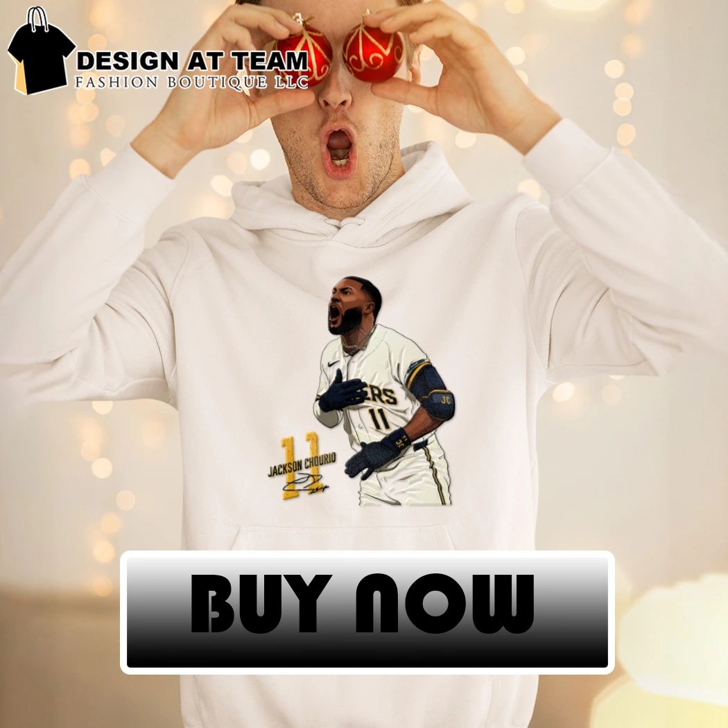 Jackson Chourio Number 11 Baseball Illustration shirt