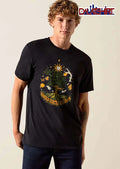Hardly Strictly Bluegrass tree banjo raven antler butterfly shirt