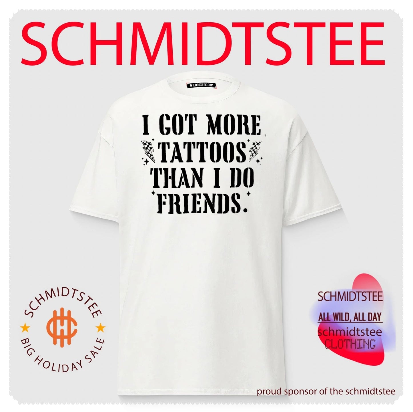 I got more tattoos than I do friends simple shirt