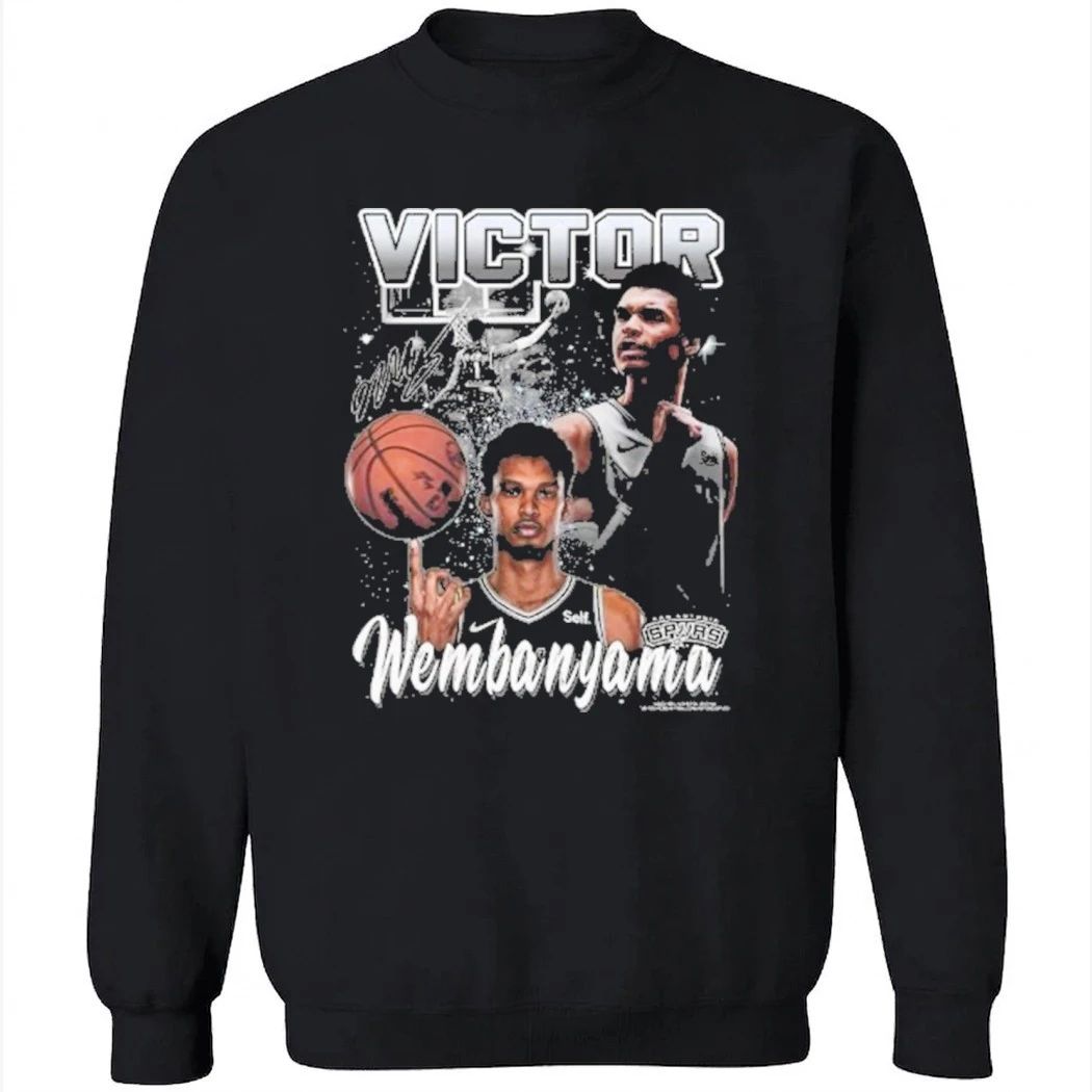 Exclusive Version San Antonio Spurs Wemby Alien Victor Graphic Shirt