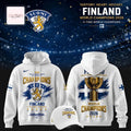 Finland Ice Hockey World Champions 2026 5-Time Commemorative Hoodie