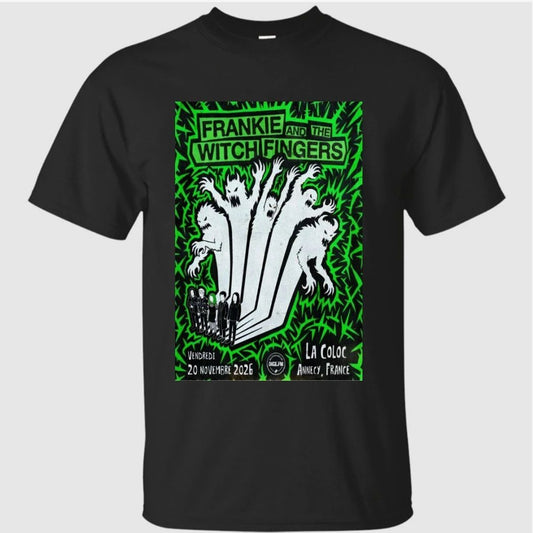 Frankie And The Witch Fingers Annecy France 11-20-2026 Poster Shirtt
