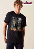 Headless horseman holding axe riding horse shirt