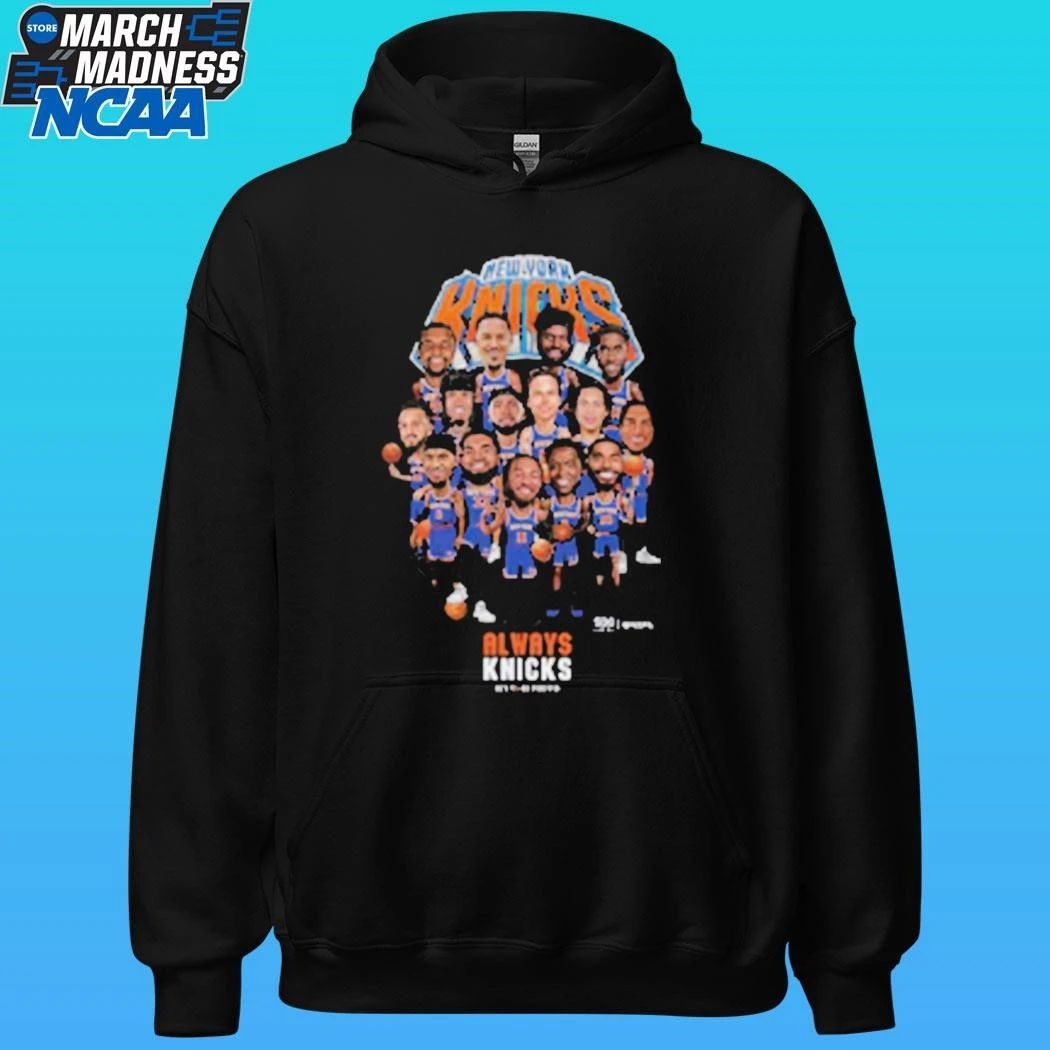 New York Knicks Nba Playoffs 26 Team Caricature Always Knicks Shirt