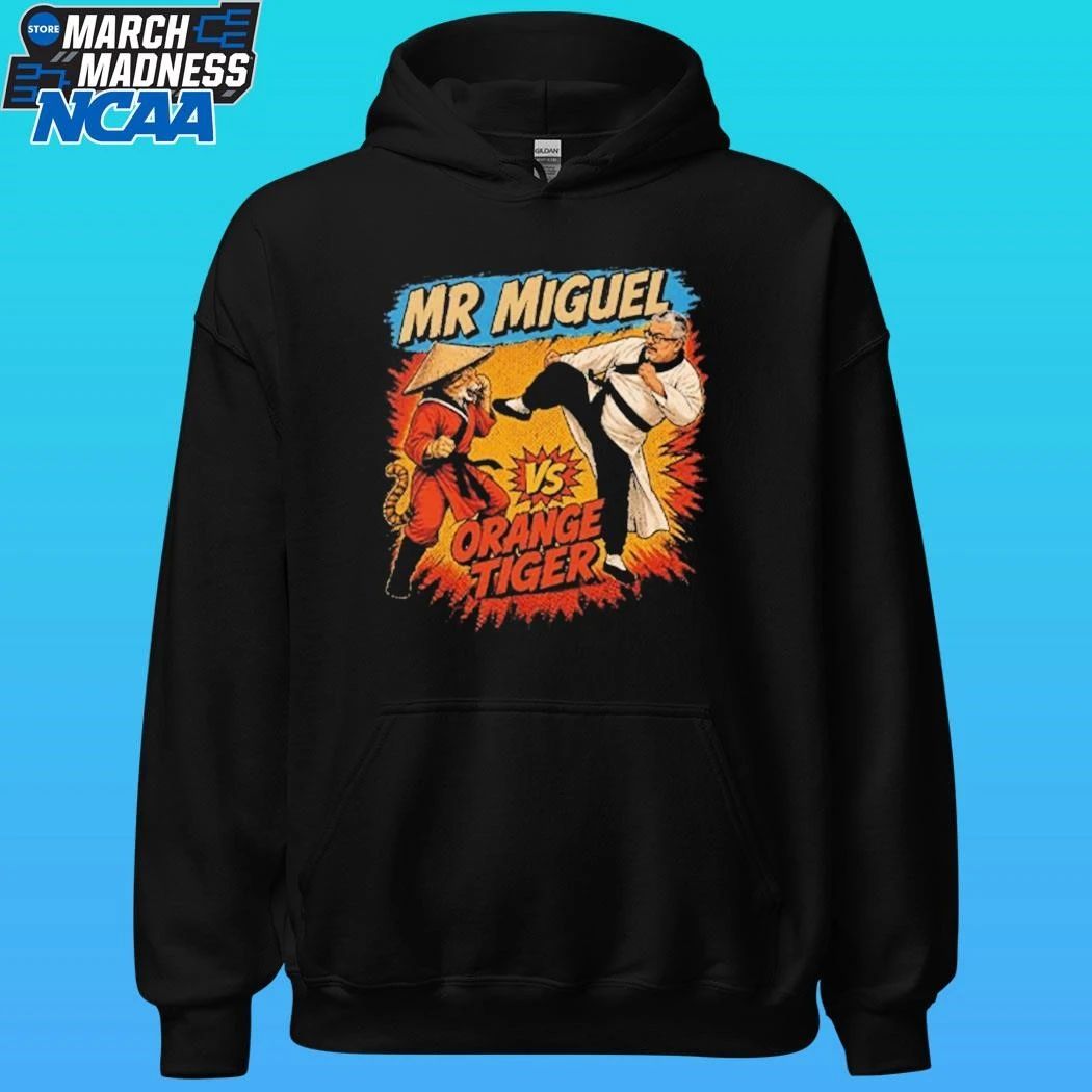 Mr Miguel Vs Orange Tiger Mistah Miguel Kung Fu Cat Shirt